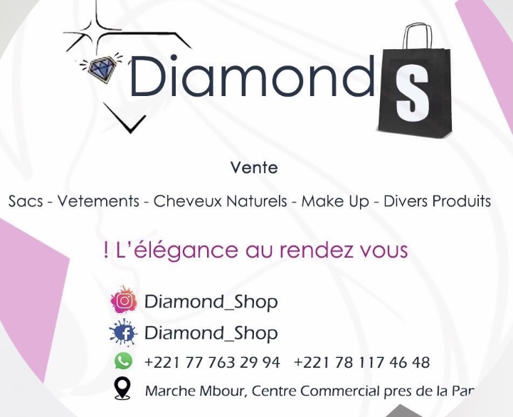 Commerce de détail - Produits - DIAMOND SHOP