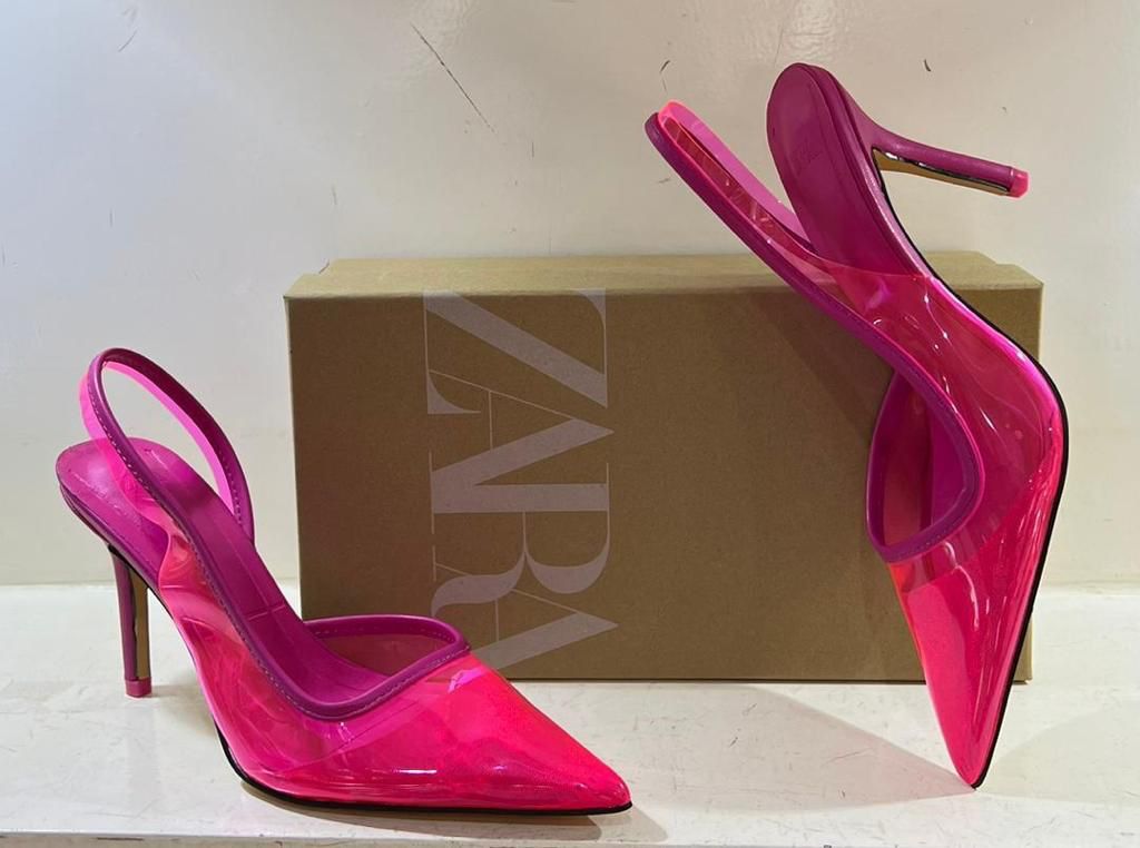 Chaussures Talon Zara - Chaussures rose fisha marque Zara disponible pointure 37..42